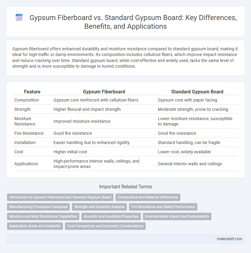 Gypsum Fiberboard vs. Standard Gypsum Board: Key Differences, Benefits, and Applications