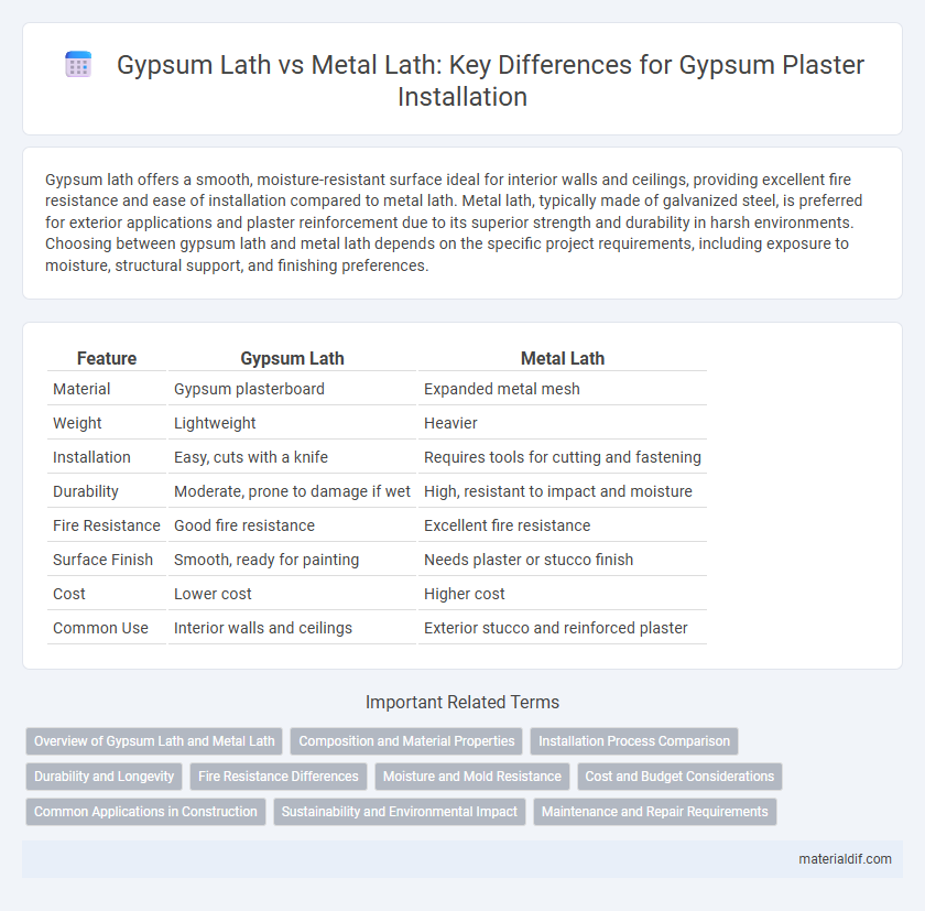Gypsum Lath vs Metal Lath: Key Differences for Gypsum Plaster Installation