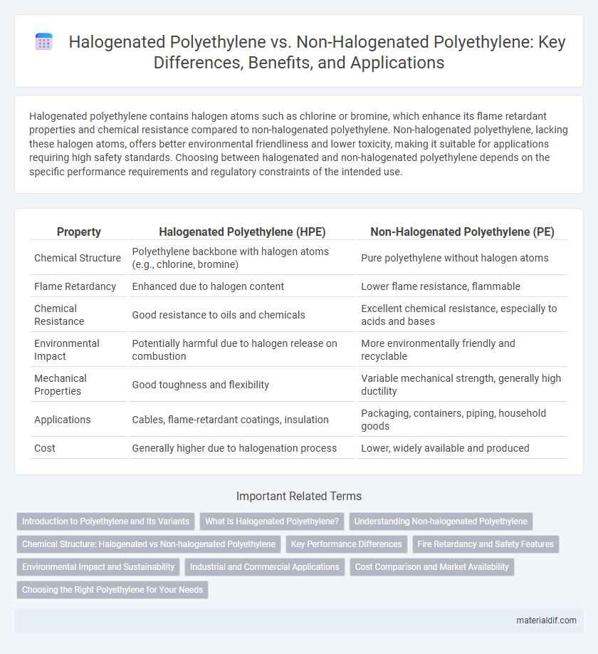 Halogenated Polyethylene vs. Non-Halogenated Polyethylene: Key Differences, Benefits, and Applications