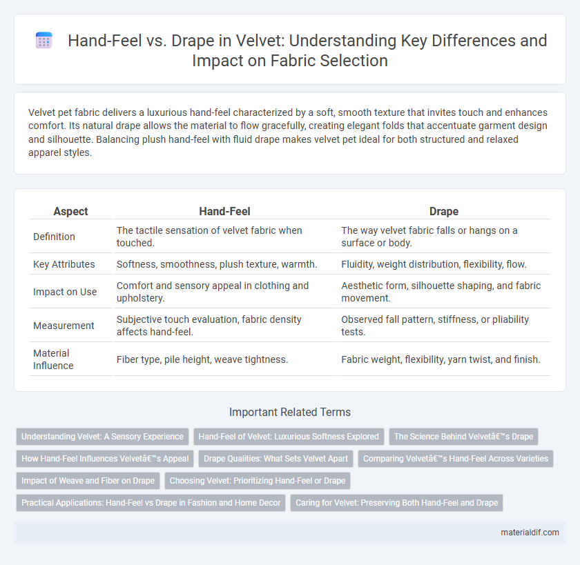 Hand-Feel vs. Drape in Velvet: Understanding Key Differences and Impact on Fabric Selection