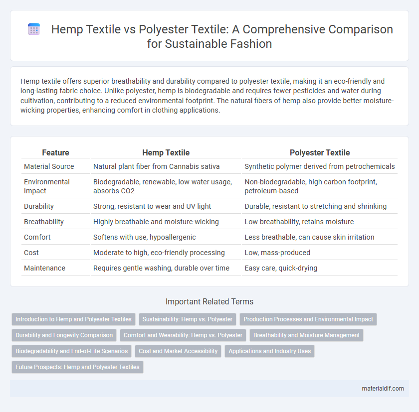 Hemp Textile vs Polyester Textile: A Comprehensive Comparison for Sustainable Fashion