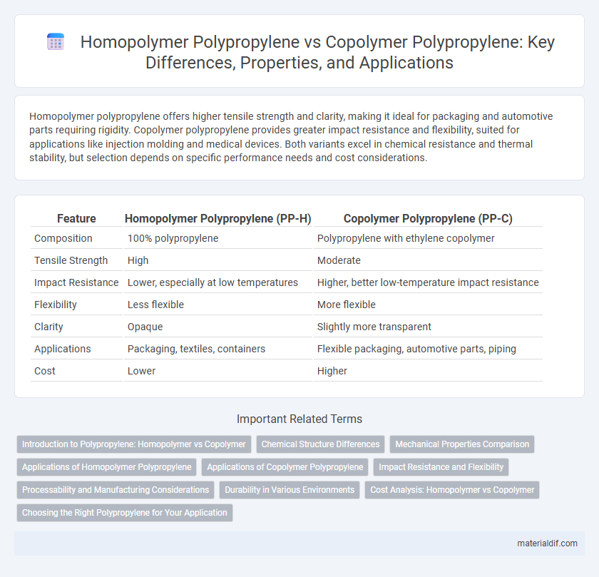 Homopolymer Polypropylene vs Copolymer Polypropylene: Key Differences, Properties, and Applications