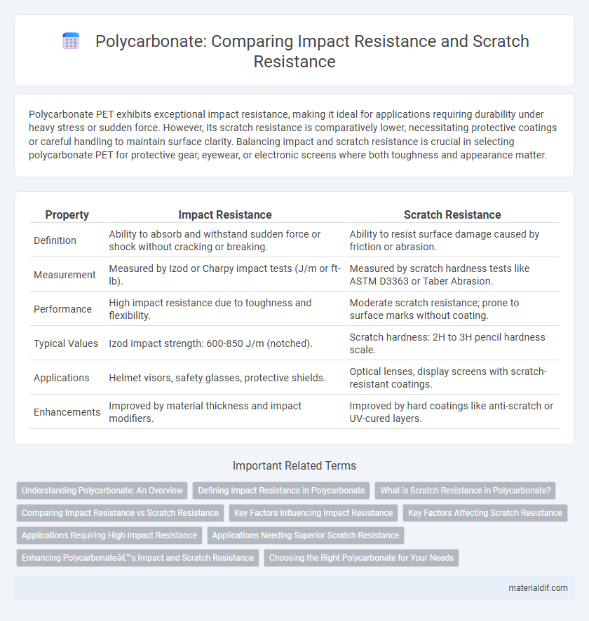 Polycarbonate: Comparing Impact Resistance and Scratch Resistance