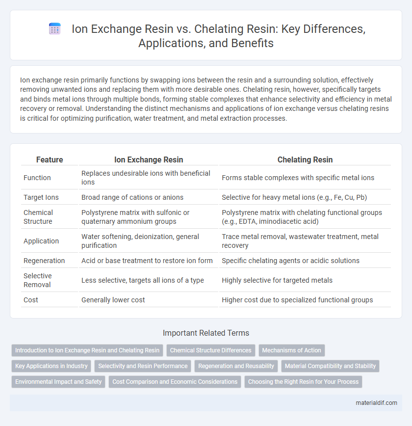Ion Exchange Resin vs. Chelating Resin: Key Differences, Applications, and Benefits