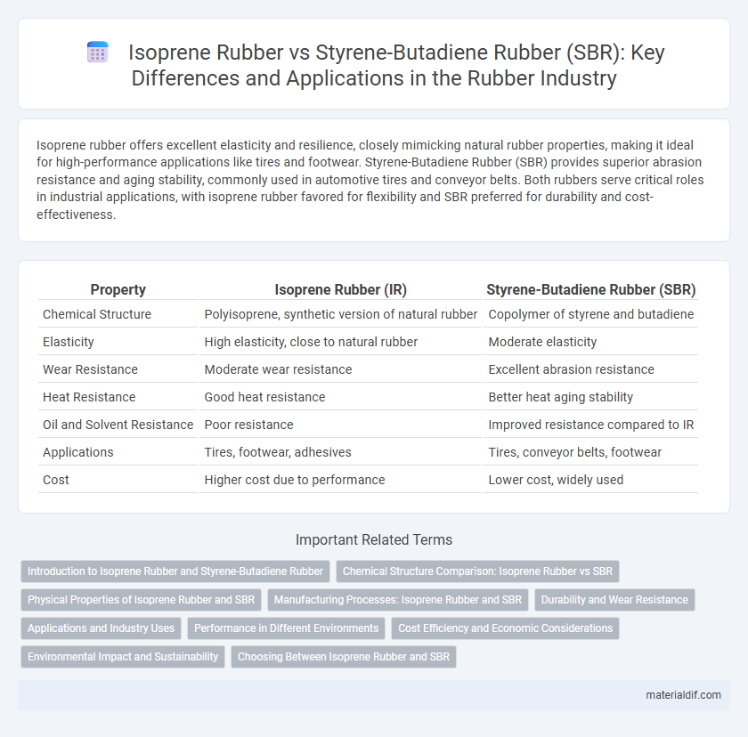 Isoprene Rubber vs Styrene-Butadiene Rubber (SBR): Key Differences and Applications in the Rubber Industry