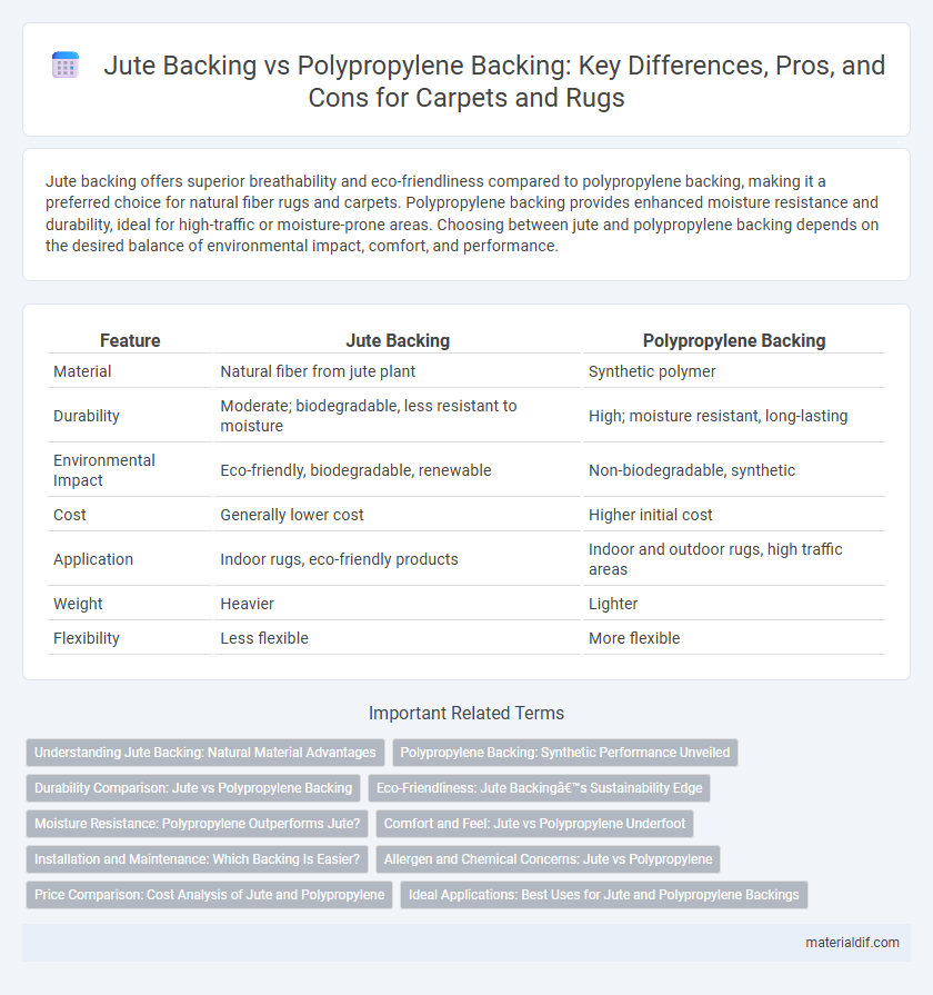 Jute Backing vs Polypropylene Backing: Key Differences, Pros, and Cons for Carpets and Rugs