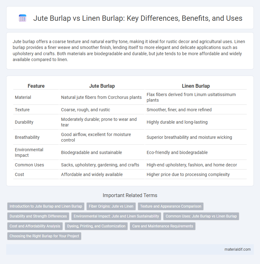 Jute Burlap vs Linen Burlap: Key Differences, Benefits, and Uses
