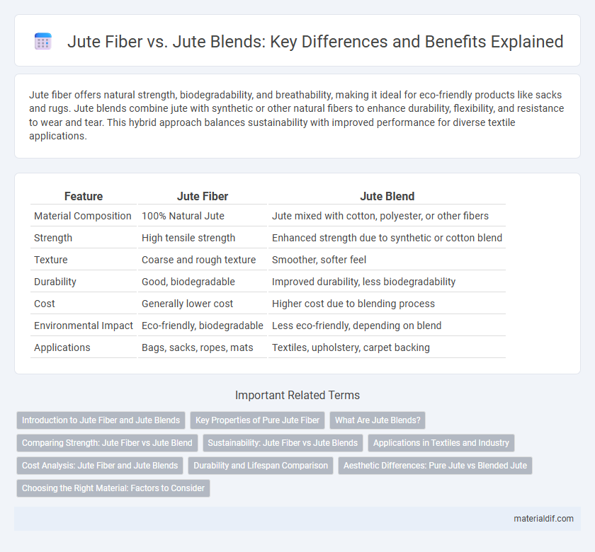 Jute Fiber vs. Jute Blends: Key Differences and Benefits Explained