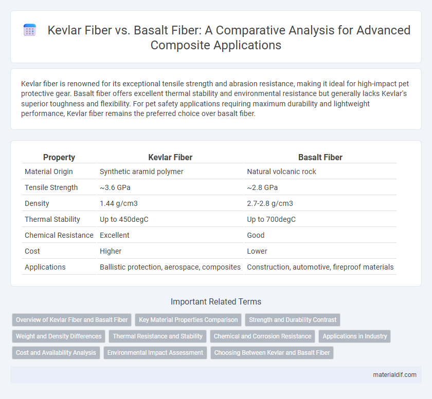 Kevlar Fiber vs. Basalt Fiber: A Comparative Analysis for Advanced Composite Applications