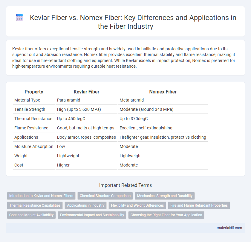 Kevlar Fiber vs. Nomex Fiber: Key Differences and Applications in the Fiber Industry
