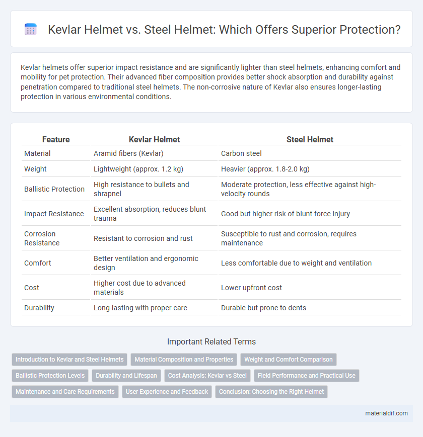 Kevlar Helmet vs. Steel Helmet: Which Offers Superior Protection?