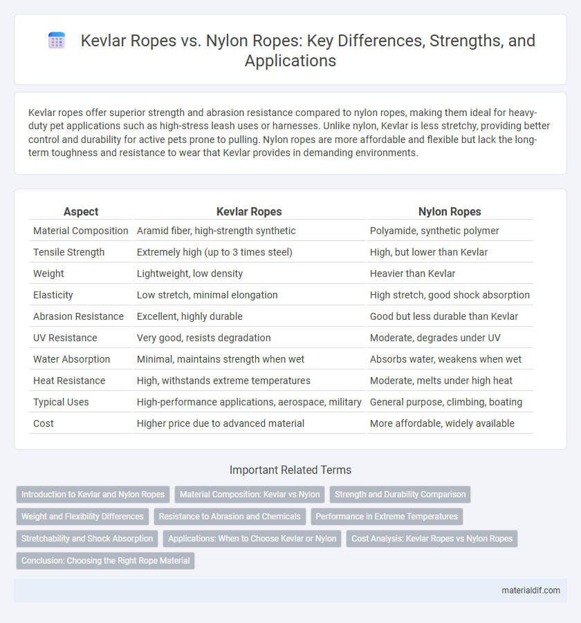 Kevlar Ropes vs. Nylon Ropes: Key Differences, Strengths, and Applications