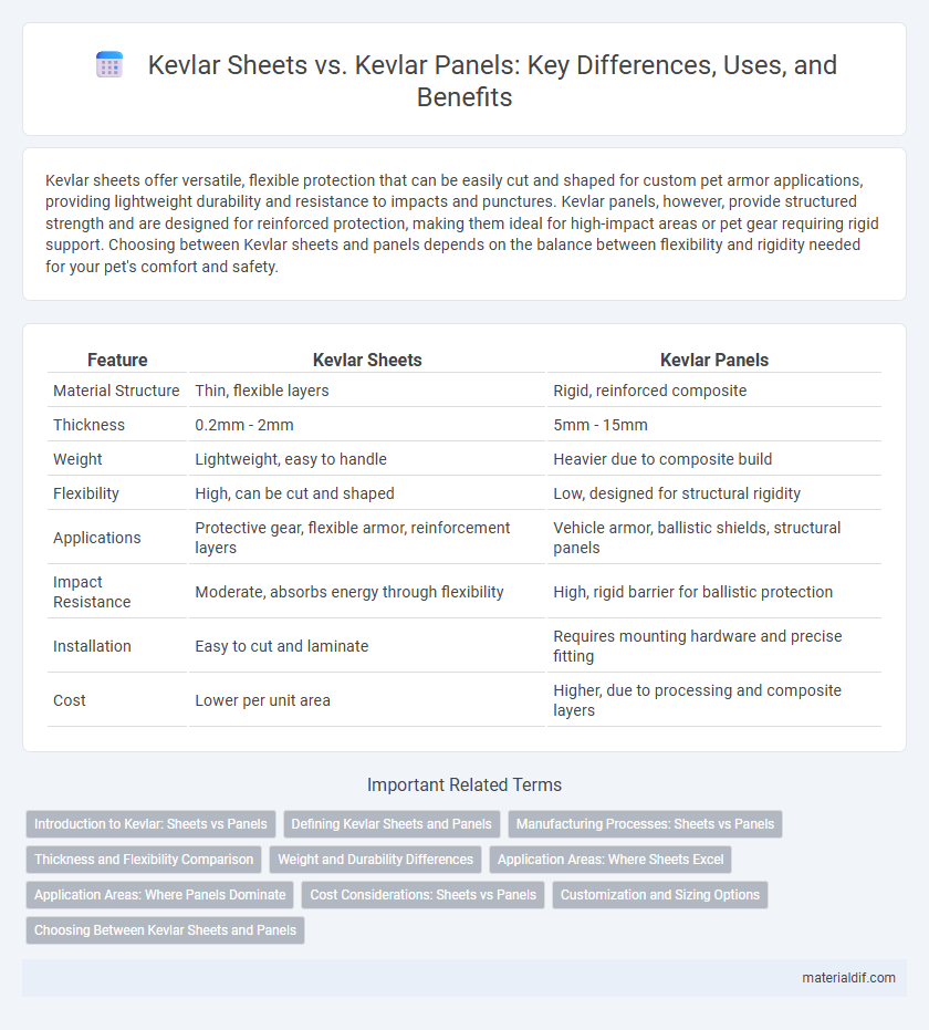 Kevlar Sheets vs. Kevlar Panels: Key Differences, Uses, and Benefits