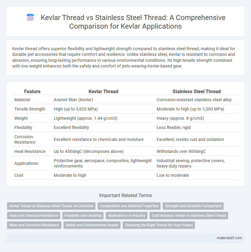 Kevlar Thread vs Stainless Steel Thread: A Comprehensive Comparison for Kevlar Applications