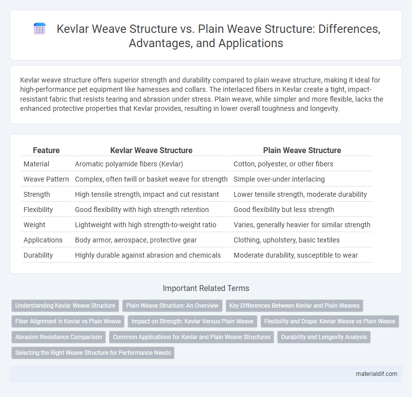 Kevlar Weave Structure vs. Plain Weave Structure: Differences, Advantages, and Applications