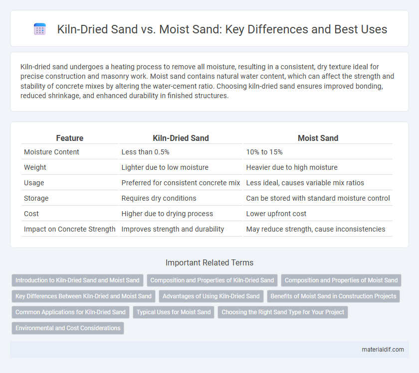 Kiln-Dried Sand vs. Moist Sand: Key Differences and Best Uses