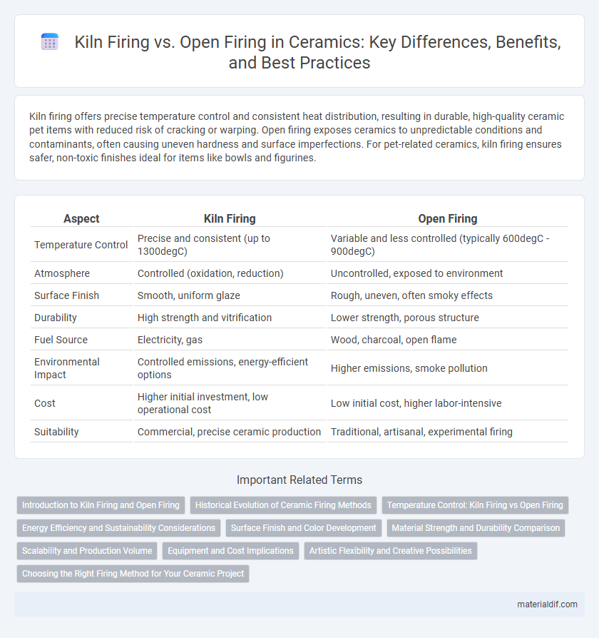 Kiln Firing vs. Open Firing in Ceramics: Key Differences, Benefits, and Best Practices