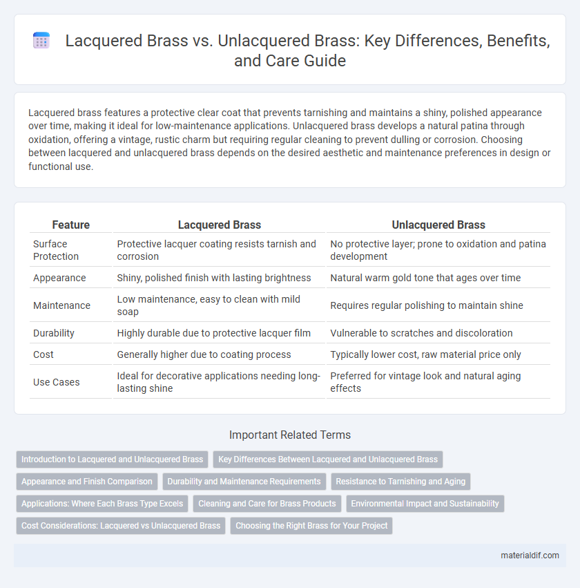 Lacquered Brass vs. Unlacquered Brass: Key Differences, Benefits, and Care Guide