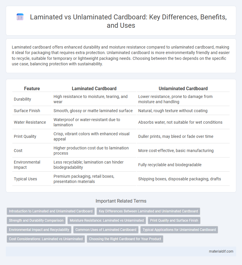 Laminated vs Unlaminated Cardboard: Key Differences, Benefits, and Uses