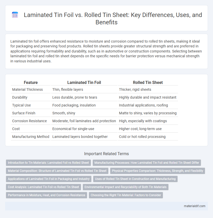 Laminated Tin Foil vs. Rolled Tin Sheet: Key Differences, Uses, and Benefits