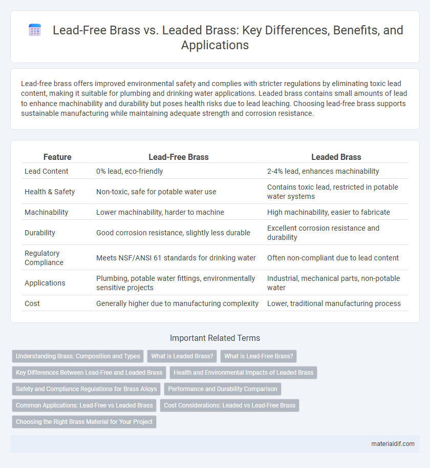 Lead-Free Brass vs. Leaded Brass: Key Differences, Benefits, and Applications