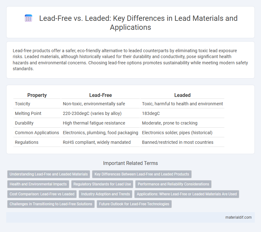 Lead-Free vs. Leaded: Key Differences in Lead Materials and Applications