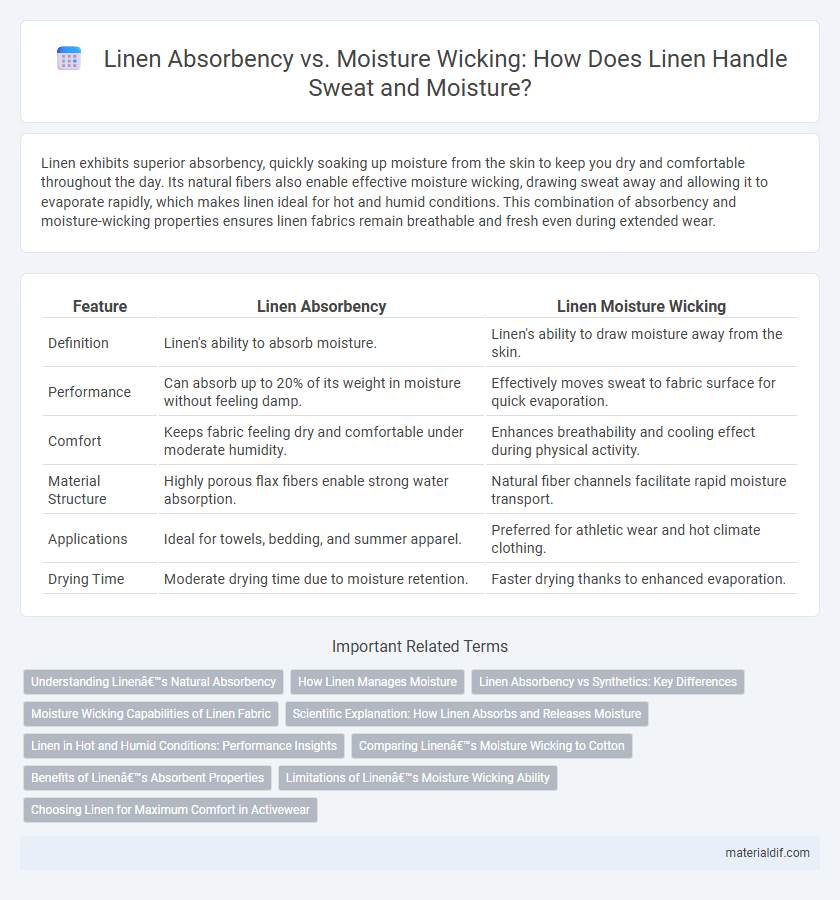 Linen Absorbency vs. Moisture Wicking: How Does Linen Handle Sweat and Moisture?