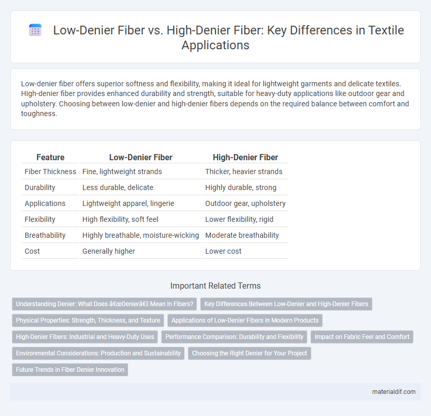 Low-Denier Fiber vs. High-Denier Fiber: Key Differences in Textile Applications