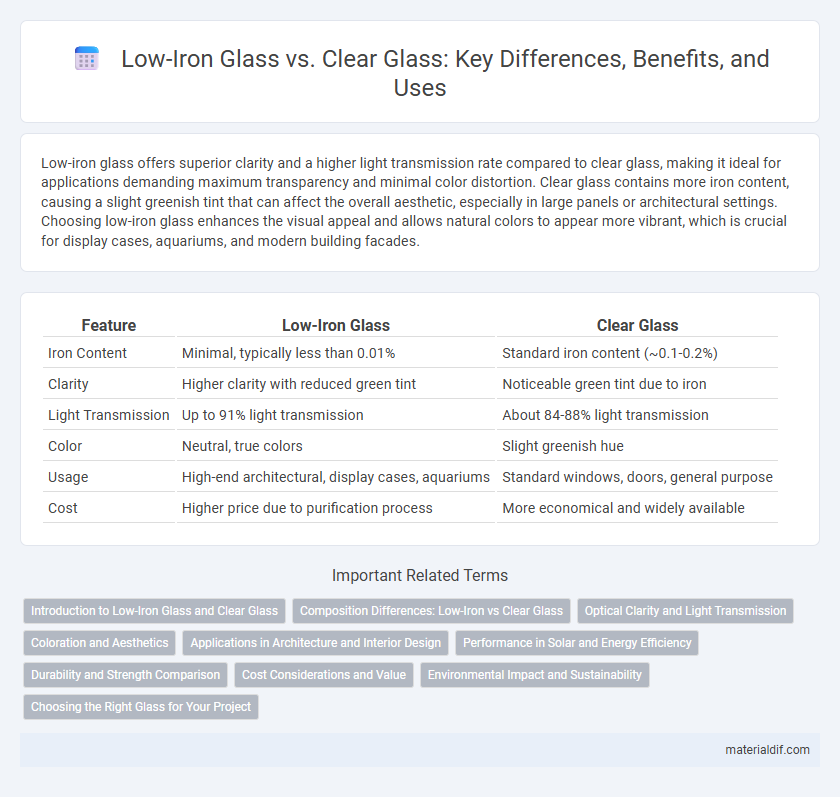 Low-Iron Glass vs. Clear Glass: Key Differences, Benefits, and Uses