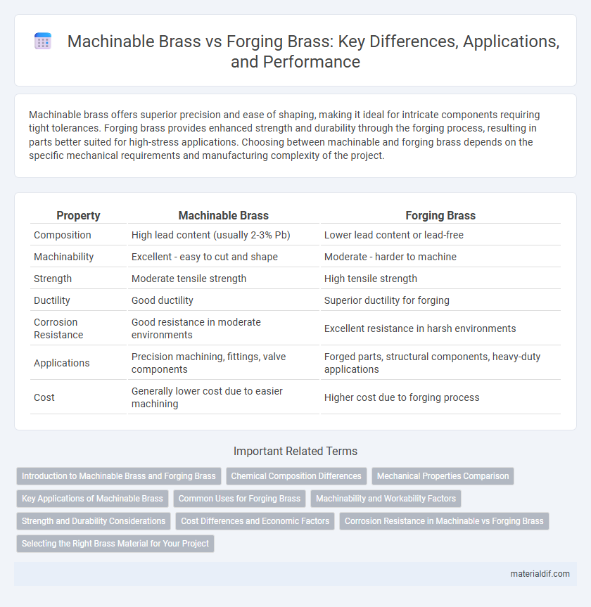 Machinable Brass vs Forging Brass: Key Differences, Applications, and Performance
