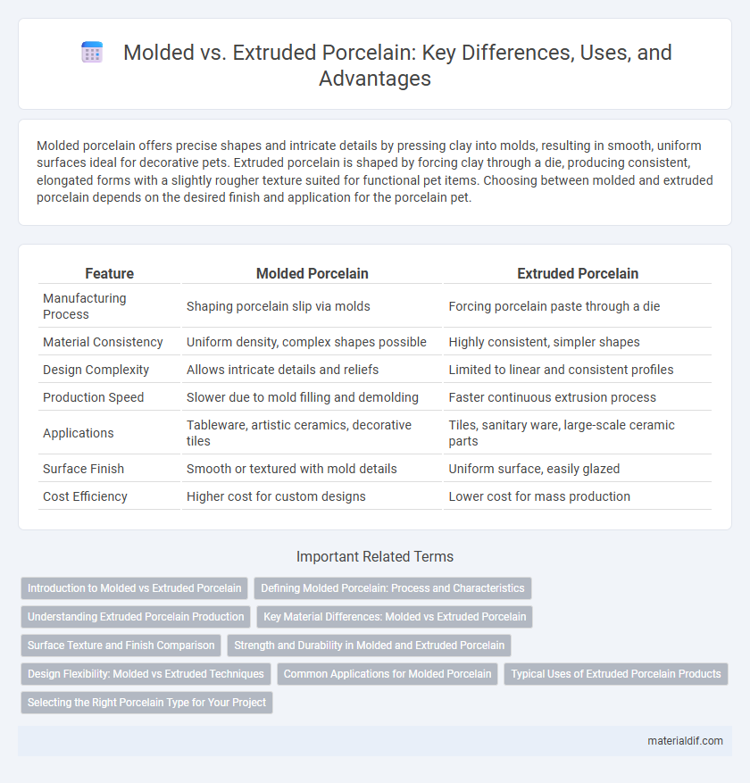 Molded vs. Extruded Porcelain: Key Differences, Uses, and Advantages
