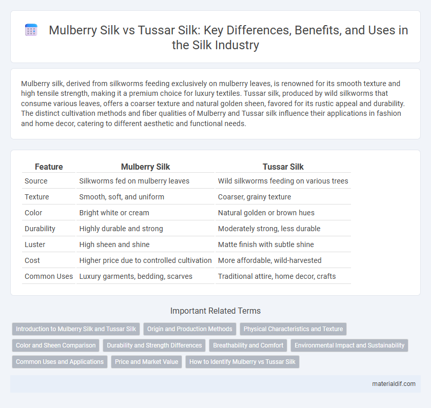 Mulberry Silk vs Tussar Silk: Key Differences, Benefits, and Uses in the Silk Industry