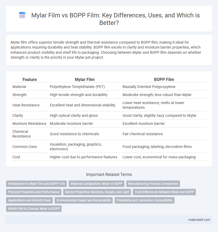 Mylar Film vs BOPP Film: Key Differences, Uses, and Which is Better?