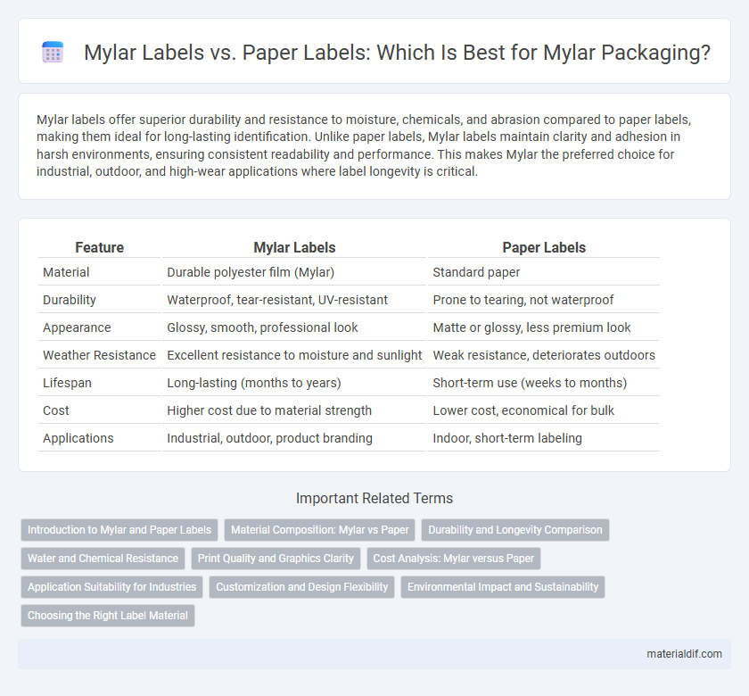 Mylar Labels vs. Paper Labels: Which Is Best for Mylar Packaging?