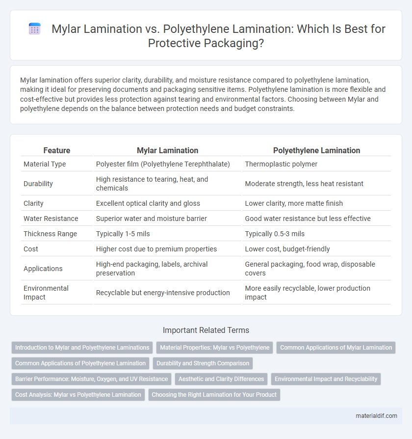 Mylar Lamination vs. Polyethylene Lamination: Which Is Best for Protective Packaging?