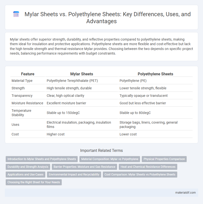 Mylar Sheets vs. Polyethylene Sheets: Key Differences, Uses, and Advantages