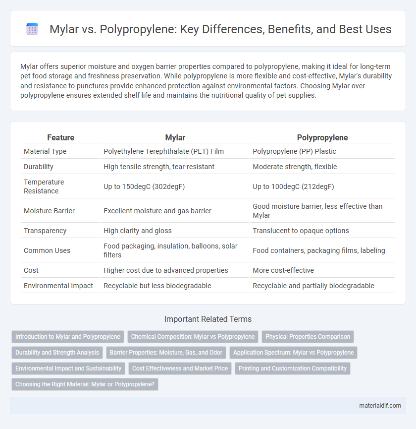 Mylar vs. Polypropylene: Key Differences, Benefits, and Best Uses