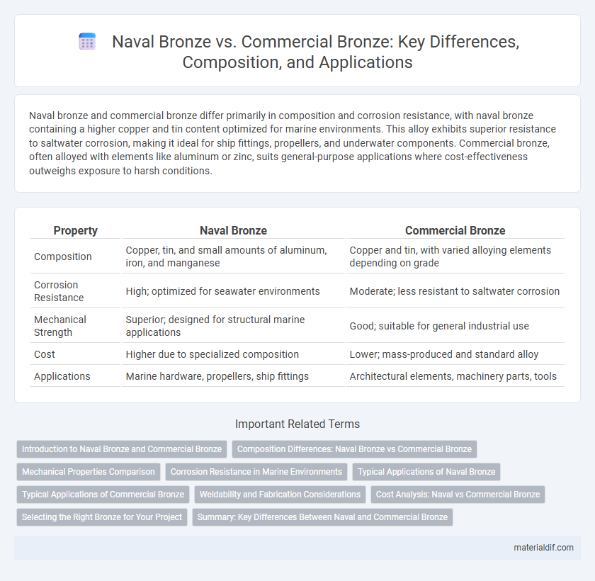 Naval Bronze vs. Commercial Bronze: Key Differences, Composition, and Applications