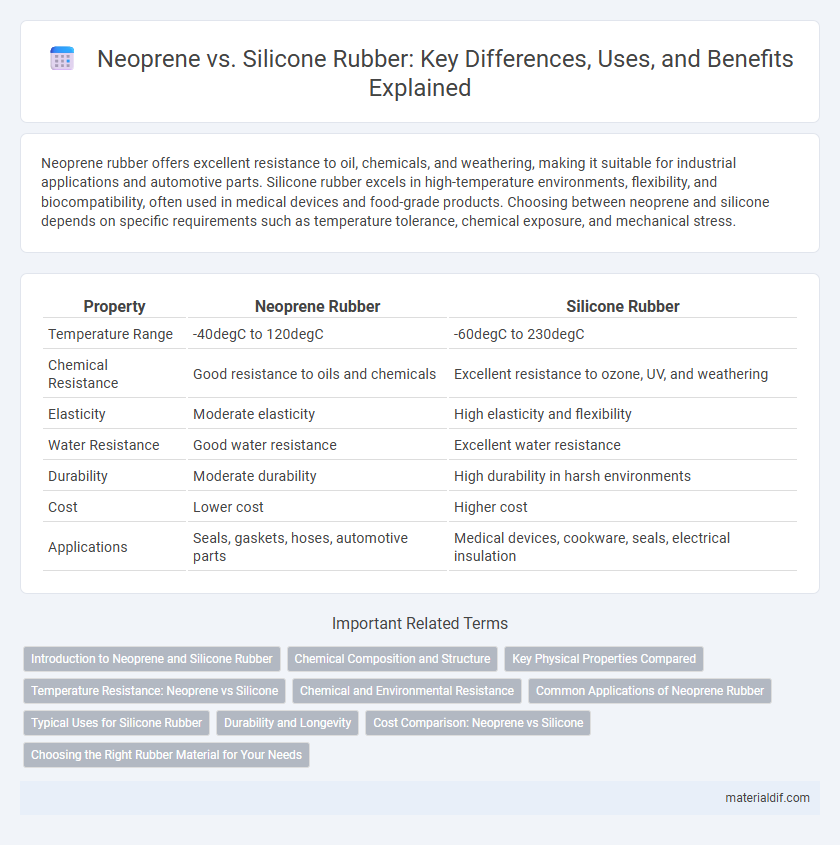 Neoprene vs. Silicone Rubber: Key Differences, Uses, and Benefits Explained