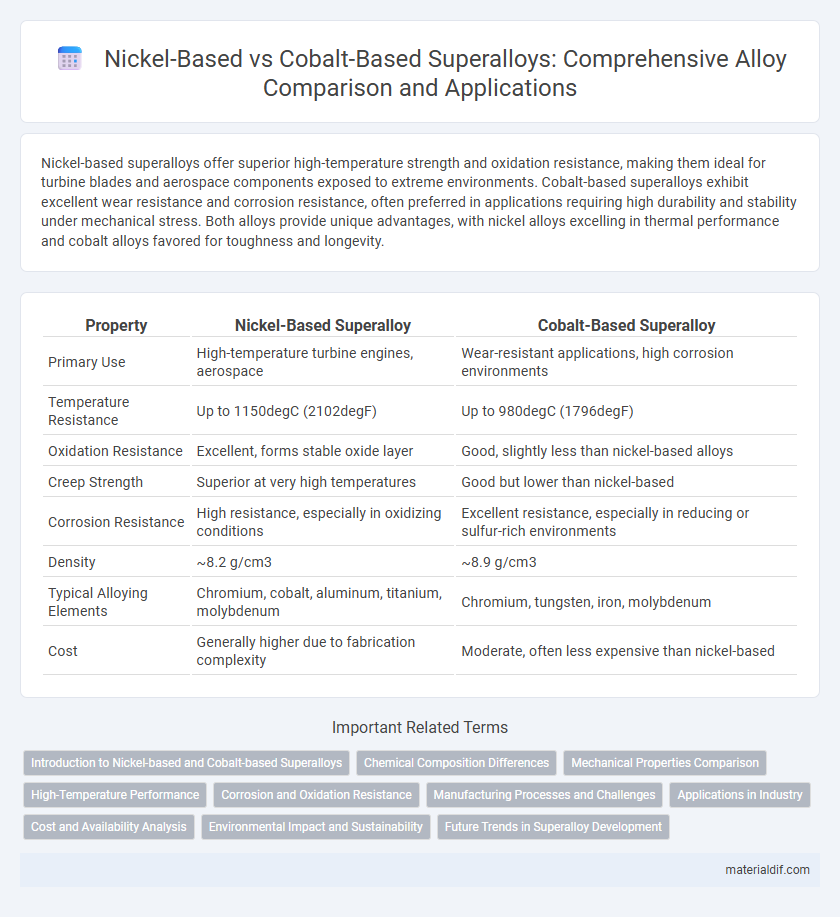 Nickel-Based vs Cobalt-Based Superalloys: Comprehensive Alloy Comparison and Applications