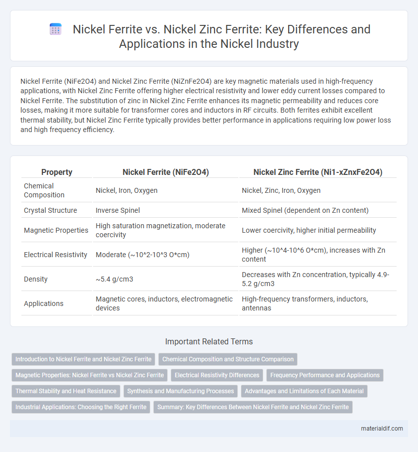 Nickel Ferrite vs. Nickel Zinc Ferrite: Key Differences and Applications in the Nickel Industry