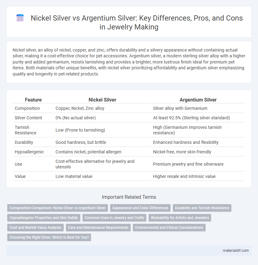 Nickel Silver vs Argentium Silver: Key Differences, Pros, and Cons in Jewelry Making