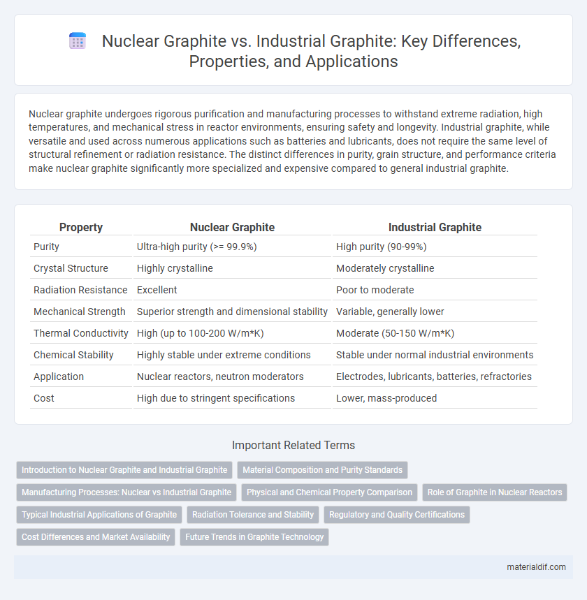 Nuclear Graphite vs. Industrial Graphite: Key Differences, Properties, and Applications