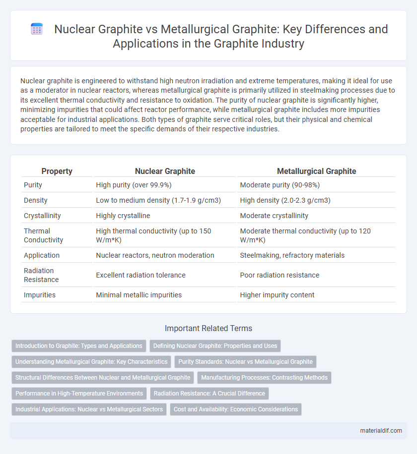 Nuclear Graphite vs Metallurgical Graphite: Key Differences and Applications in the Graphite Industry