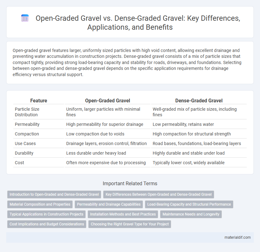 Open-Graded Gravel vs. Dense-Graded Gravel: Key Differences, Applications, and Benefits