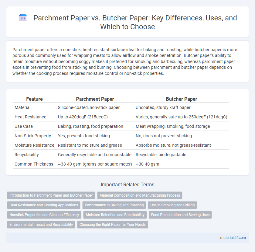 Parchment Paper vs. Butcher Paper: Key Differences, Uses, and Which to Choose