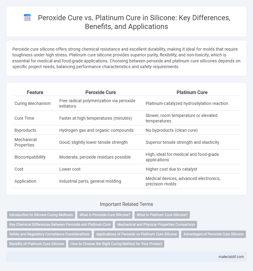 Peroxide Cure vs. Platinum Cure in Silicone: Key Differences, Benefits, and Applications
