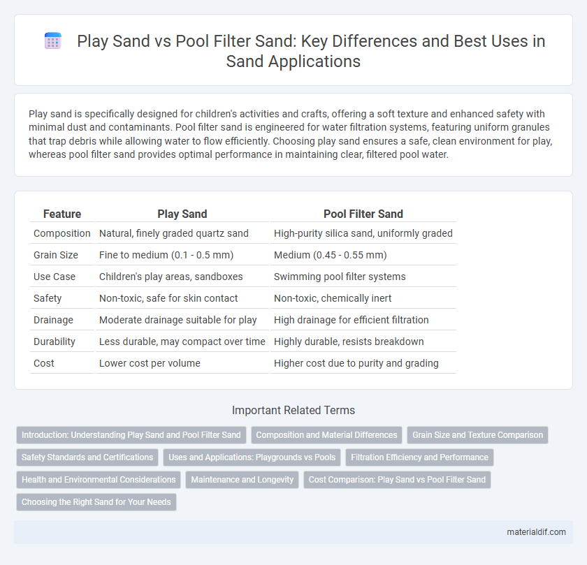 Play Sand vs Pool Filter Sand: Key Differences and Best Uses in Sand Applications