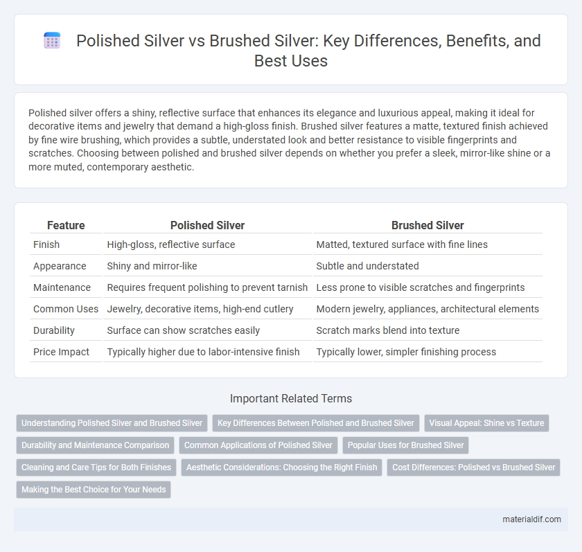 Polished Silver vs Brushed Silver: Key Differences, Benefits, and Best Uses