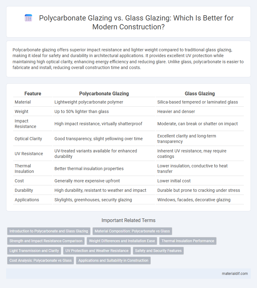 Polycarbonate Glazing vs. Glass Glazing: Which Is Better for Modern Construction?